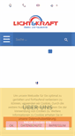 Mobile Screenshot of licht-kraft.de